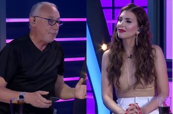 "Siempre estás tratándome mal": Mauricio Israel y Nataly Chilet discutieron duramente en vivo