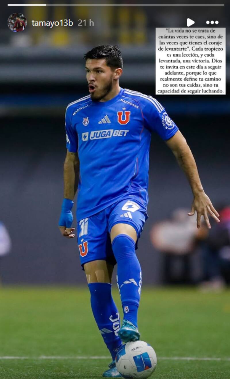 El mensaje del venezolano en Instagram