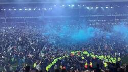 VIDEO | Hinchas del Everton repletaron la cancha de Goodison Park después de salvarse del descenso