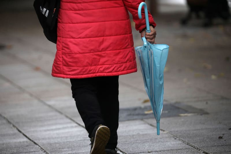 Las precipitaciones llegarán el sábado a la zona central.