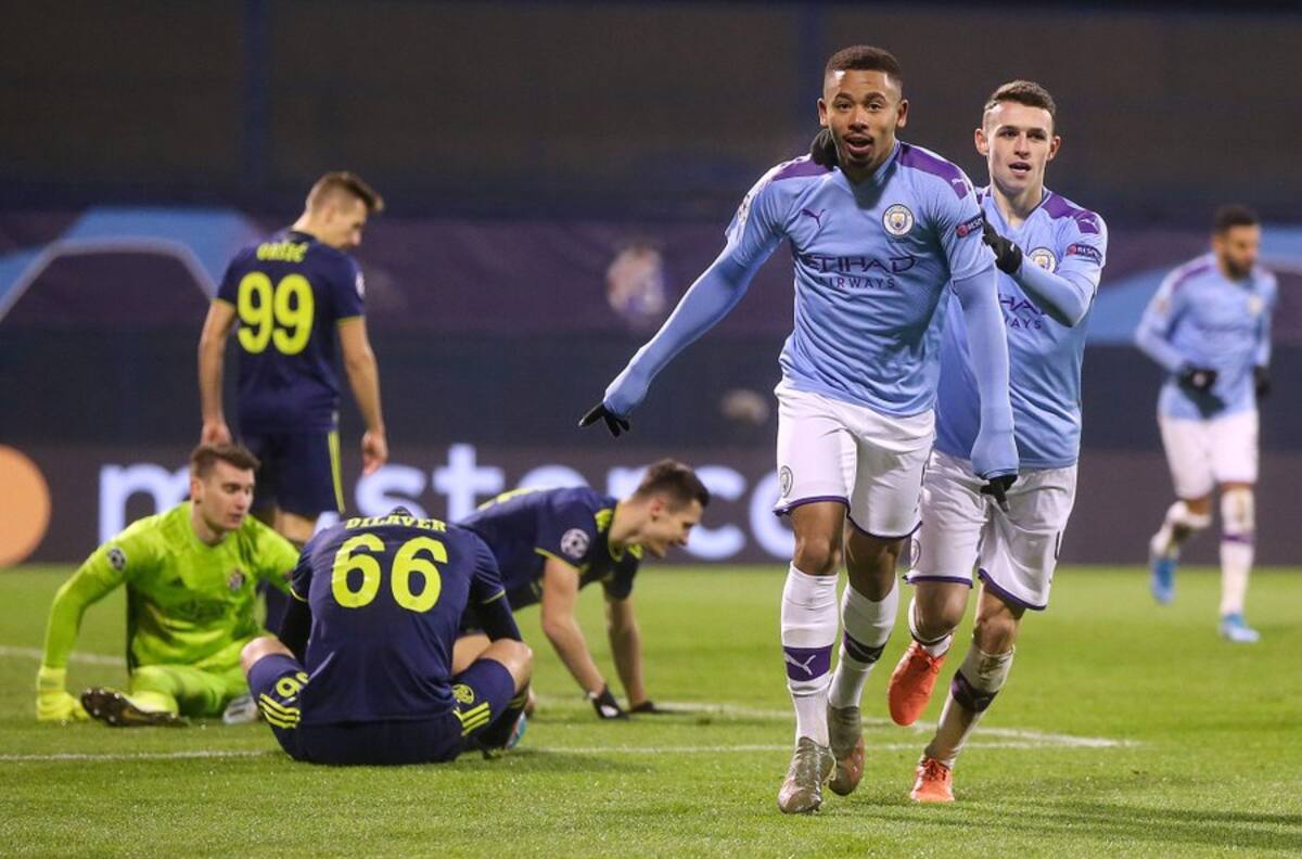 Los goles con que el Manchester City aplastó al Dinamo Zagreb