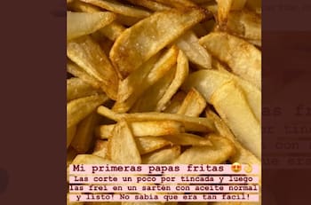 Kika Silva aprendió a hacer papas fritas y le llovieron los trolleos en la web