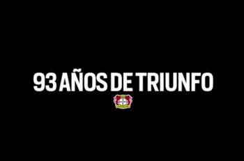 "Somos Leones": El saludo del Bayer Leverkusen a la 'U' en su 93 aniversario