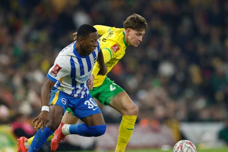 Brighton eliminó al Norwich City de Marcelino Núñez en tercera ronda.