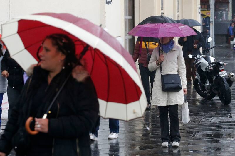 El nuevo sistema frontal dejará precipitaciones de diversa intensidad en gran parte del país.