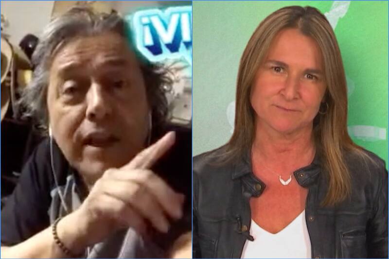 Claudio Reyes se burla de Paulina de Allende Salazar. Créditos: YouTube/Twitter.