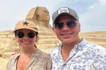 Así son las lujosas vacaciones de José Miguel Viñuela y su esposa Constanza Lira en Egipto