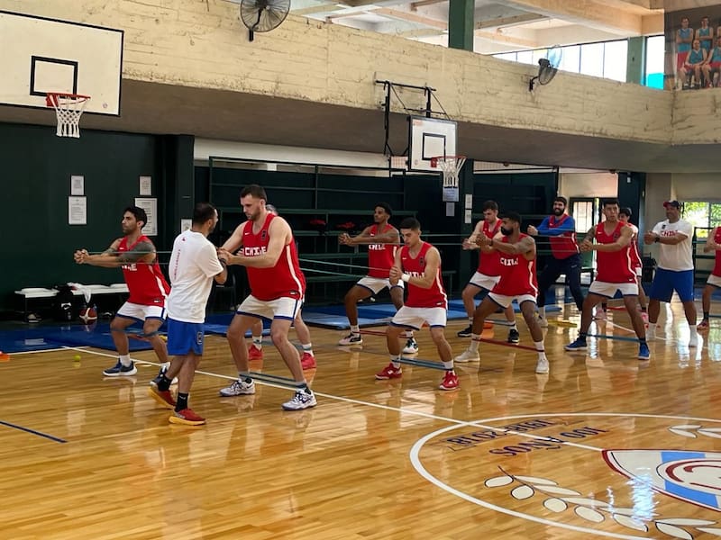 La Roja del Básquet jugará en Argentina. Crédito: Federación Chilena de Básquetbol