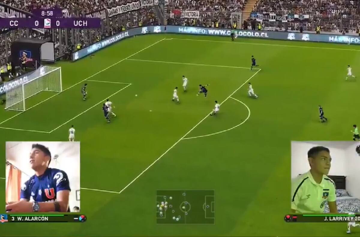Camilo Moya goleó a Colo Colo en el Superclásico en torneo PES 2020 del fútbol chileno