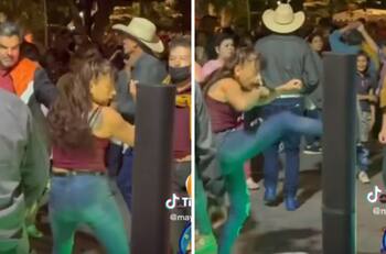 VIDEO | Mujer muestra sus mejores técnicas de karate mientas baila y se viraliza