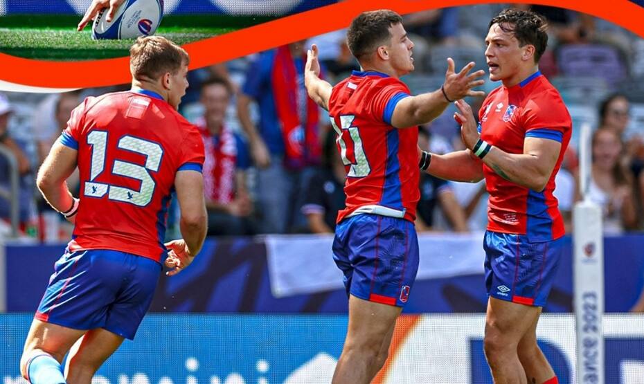 en el Mundial de Francia. Foto: Twitter Rugby World Cup.