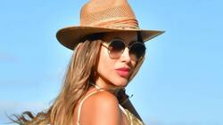 Marité Matus sorprende con hermosa postal vestida de pascuense desde Rapa Nui