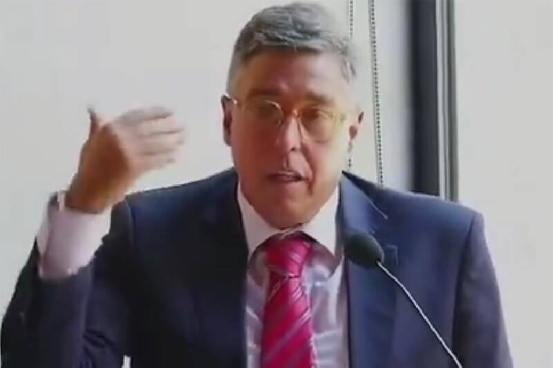 Vicepresidente del PS. Captura Video.