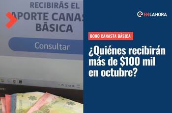 Bono Canasta Básica: Revisa quiénes son los que recibirán más de $100 mil durante octubre