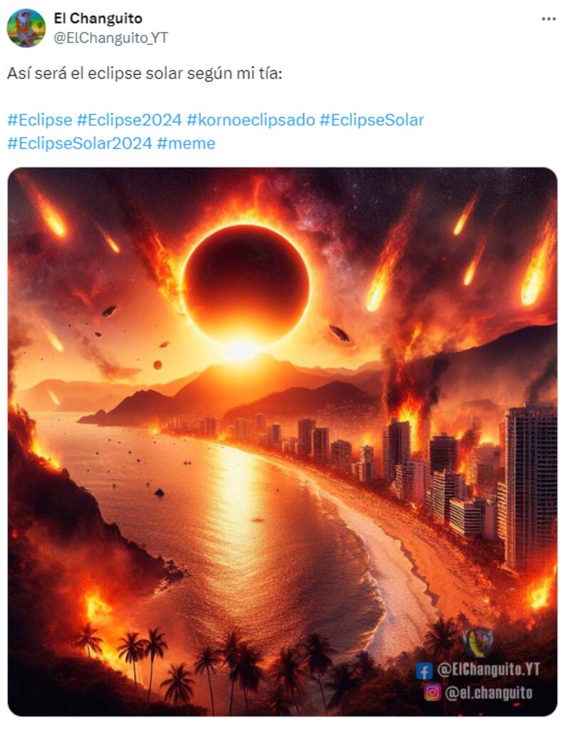 Memes que dejó el eclipse.