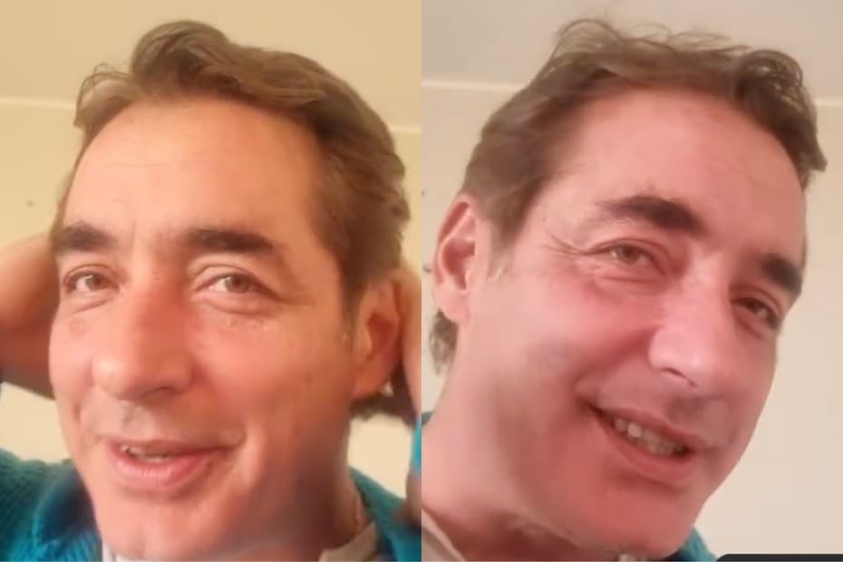 El animador se atrevió con un nuevo look.