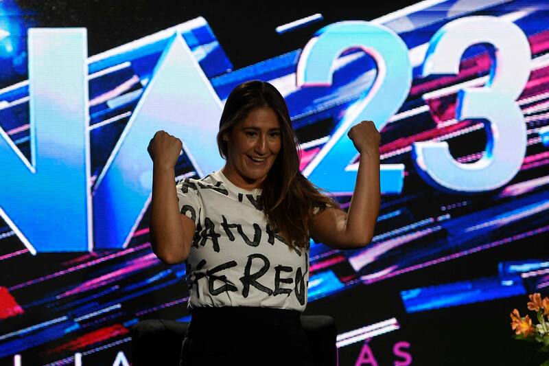 20 de Febrero del 2023 / VIÑA DEL MAR
Belen Mora , durante la conferencia de prensa del Festival Internacional de la Canción de Viña del Mar 2023
FOTO: PABLO OVALLE ISASMENDI / AGENCIAUNO