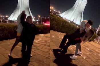 VIDEO | Irán: Dos jóvenes condenados a 10 años de cárcel por difundir un video bailando sin velo