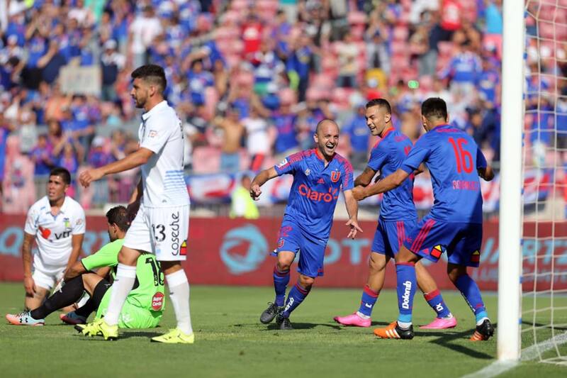 protagonizó la última gran goleada de Primera División, precisamente ante O'Higgins en 2016, cuando los azules vencieron 8-1 en el Estadio Nacional. (Foto: Comunicaciones ANFP)