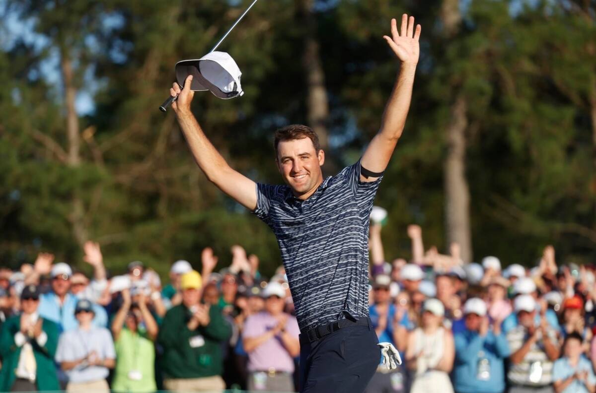 Ya luce su chaqueta verde: Scottie Scheffler se coronó campeón del Masters de Augusta