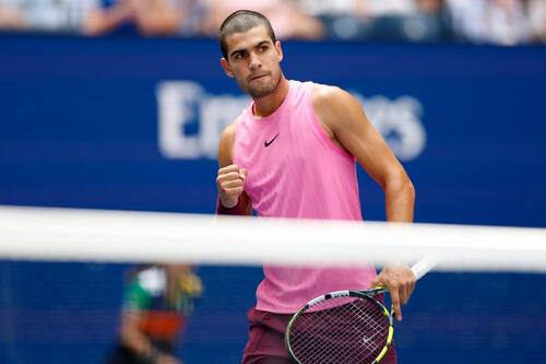 Carlos Alcaraz en el US Open. EFE
