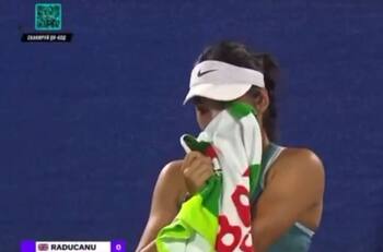 VIDEO | Susto en Dubái: tenista estalla en llanto al ver a acosador en las tribunas