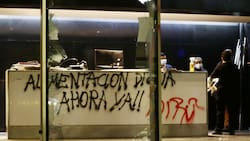 Manifestación en la junaeb: La institución emitió un comunicado condenando los hechos ocurridos hoy