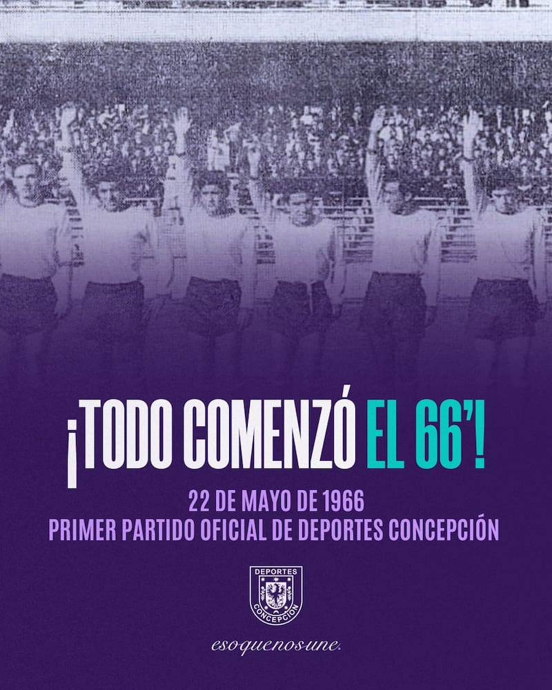 El León de Collao debutó profesionalmente un 22 de mayo de 1966. Foto: Deportes Concepción.