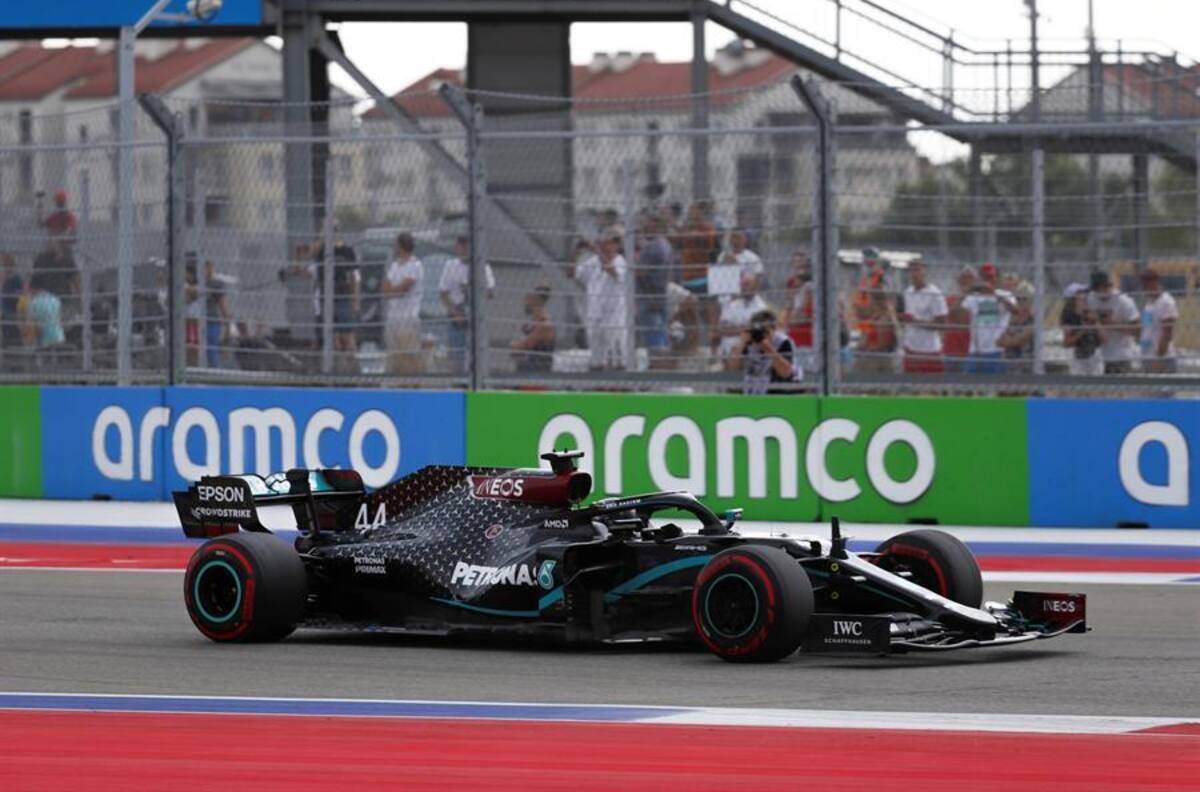 Lewis Hamilton le quitó la ‘pole position’ a Valtteri Bottas en el GP de Portugal