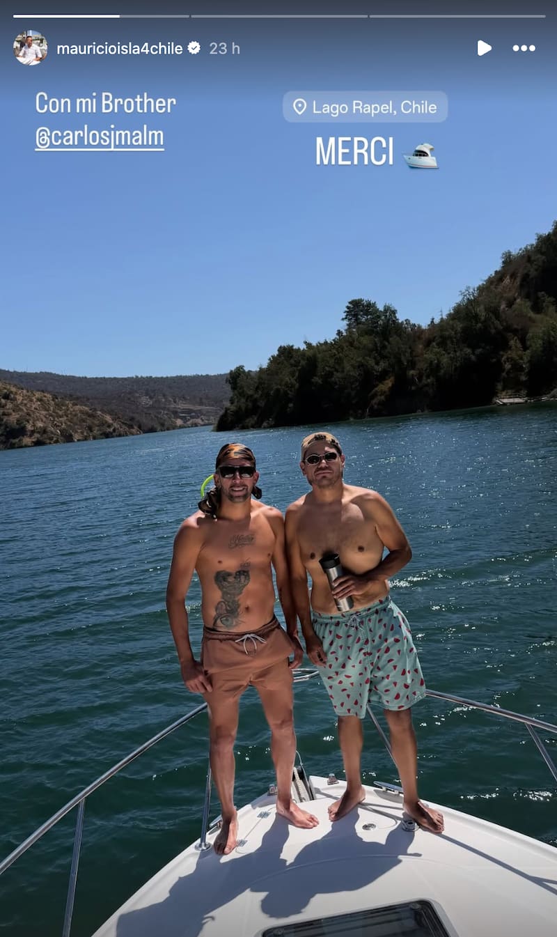 El defensor en sus nuevas vacaciones.