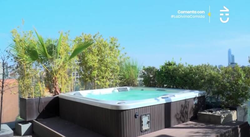 El jacuzzi que tiene la terraza / CHV