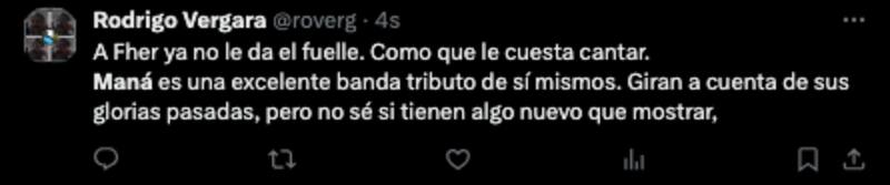 Algunas críticas hacia Maná.