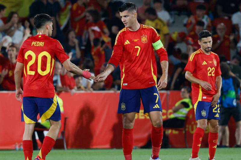 Alvaro Morata, capitán de España en la Eurocopa. EFE