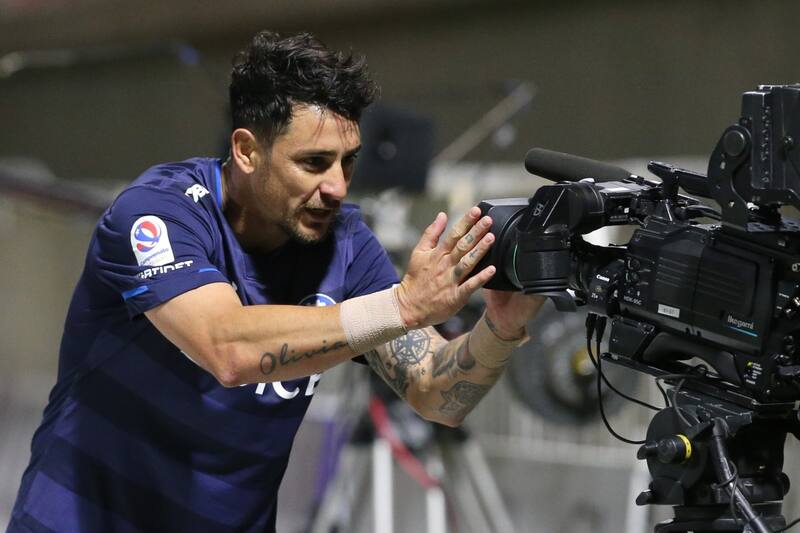 , delantero de la Universidad Católica. Foto: Agencia Aton.