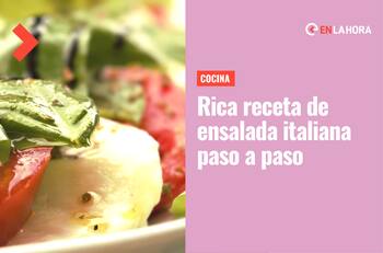 Receta de ensalada italiana: Aprende esta preparación ideal para el almuerzo en días primaverales