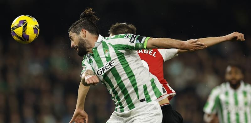 La estrella del Betis en el partido contra el Athletic. Foto: EFE.
