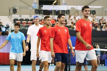 Hora y dónde ver el duelo entre Chile y Sudáfrica por ATP Cup