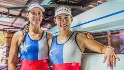 ¡Medalla de oro para Chile! Hermanas Abraham son campeonas en prueba del Sudamericano de remos