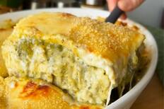 Receta sencilla de lasaña con pollo y pesto: ideal para el almuerzo familiar de fin de semana
