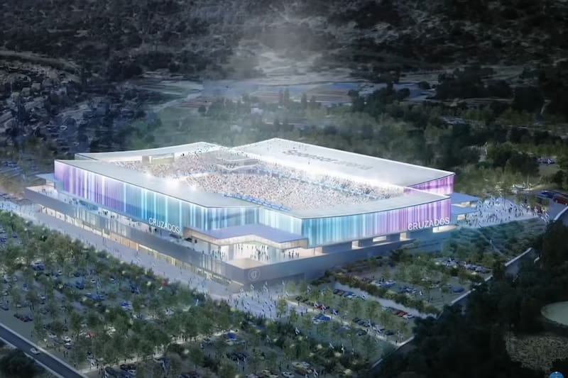 El Claro Arena será un recinto ideal para recitales. Foto: Comunicaciones Cruzados.