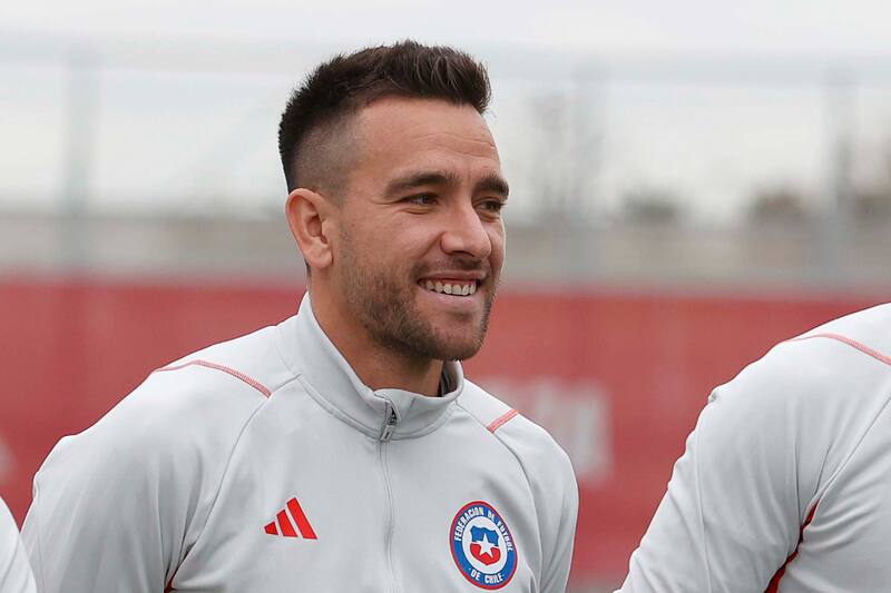 Matías Zaldivia destacó en el microciclo en Juan Pinto Durán. El zaguero se mostró agradecido por su convocatoria. Foto: Comunicaciones / ANFP.