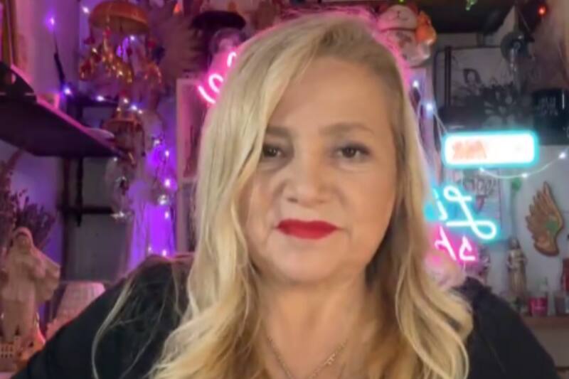 La tarotista habló de un querido artista.