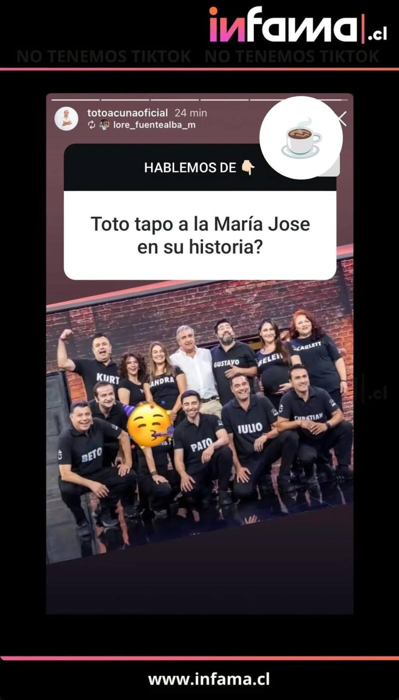 El humorista causó polémica con foto del elenco incompleto en Instagram.