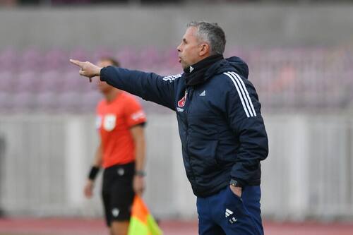 Gonzalo Fouillioux sorprendido con la actuación de la U frente a Audax Italiano. Foto: Aton.