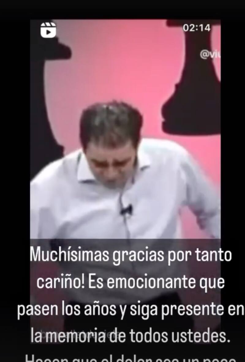 Daniela Bonvallet recuerda a su padre.