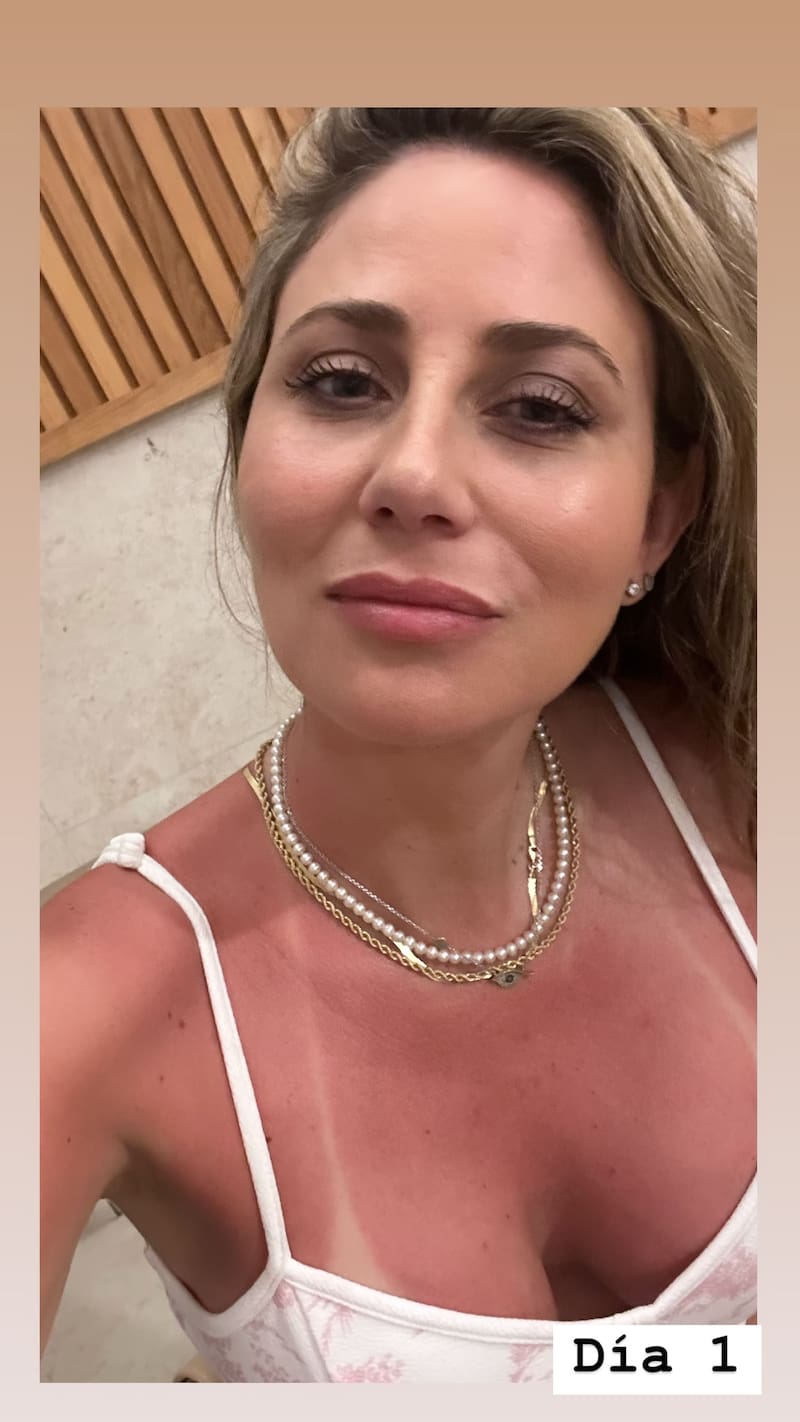 La periodista busca registrar sus vacaciones.