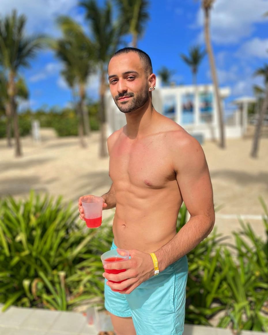Gianfranco Polidori en Punta Cana / Créditos: Instagram