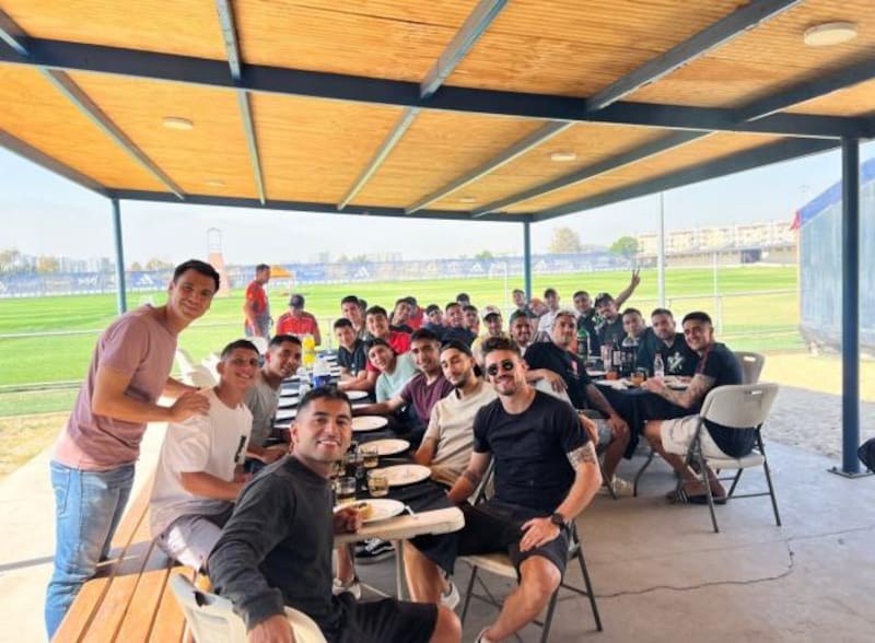 Así fue el almuerzo del plantel de la U