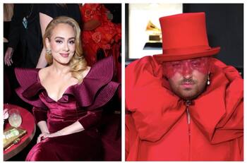 ¿Son la misma persona?: En los Grammy 2023 continuó el misterio que involucra a Sam Smith y Adele