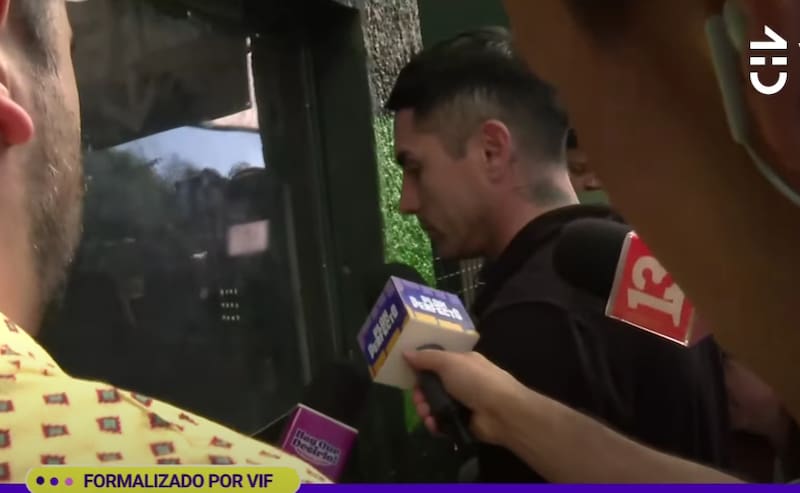 El exfutbolista habló tras ser formalizado.
